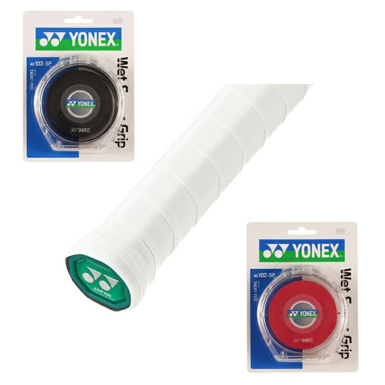 ヨネックス(YONEX) オーバーグリップ ウェットスーパーグリップ 5本パック (AC102-5P) | テニスショップＬＡＦＩＮＯ（ラフィノ）