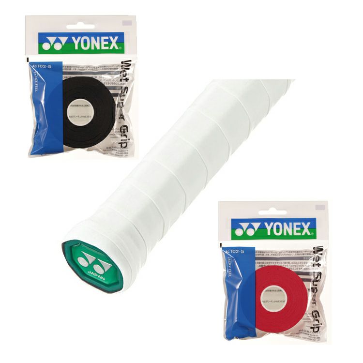 ヨネックス(YONEX) グリップ ウェットスーパーグリップ5本入り(AC102-5
