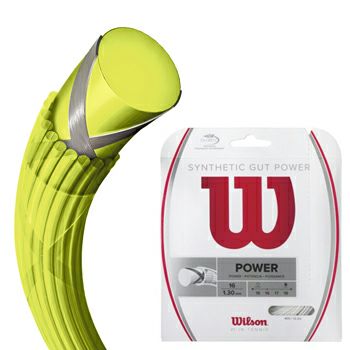 ウィルソン シンセティックガットパワー 16／SYNTHETIC GUT POWER 16（WRZ945／WR830130） :  wil-wrz945100-1 : テニス・バドミントン Luckpiece - 通販 - Yahoo!ショッピング