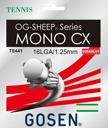 ゴーセン(GOSEN)ストリング MONO CX 16/16L（TS440W/TS441W） | テニス 