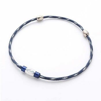 Zaoral リカバリーネックレス ネイビー/シルバー Sサイズ N13314 Amazon.co.jp: Zaoral(ザオラル) リカバリーネックレス ネイビー