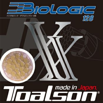 トアルソン (TOALSON) テニスストリング バイオロジック ダブルエックス 128 (BIOLOGIC XX 128) ナチュラル  7202820N | テニスショップＬＡＦＩＮＯ（ラフィノ）