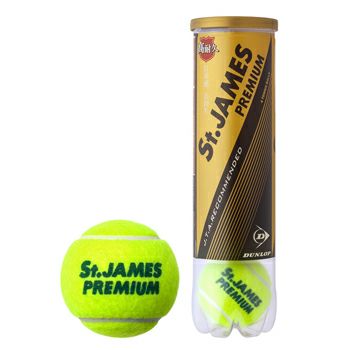 ダンロップ(DUNLOP) 硬式テニスボール セントジェームス プレミアム