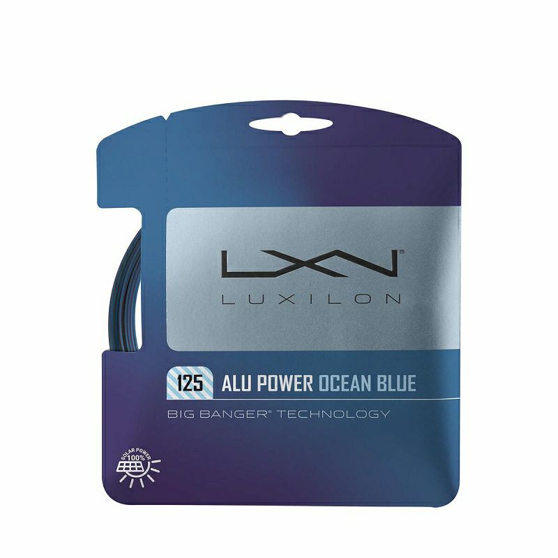 ルキシロン (LUXILON) テニスストリング アルパワー オーシャン ブルー 125（ALU POWER OCEAN BLUE  125）WR8309501125