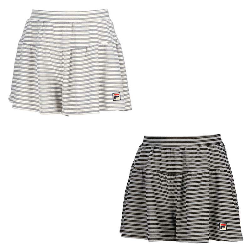 FILA ストライプ キュロットパンツ 2025春夏 Mサイズ 新品タグつき